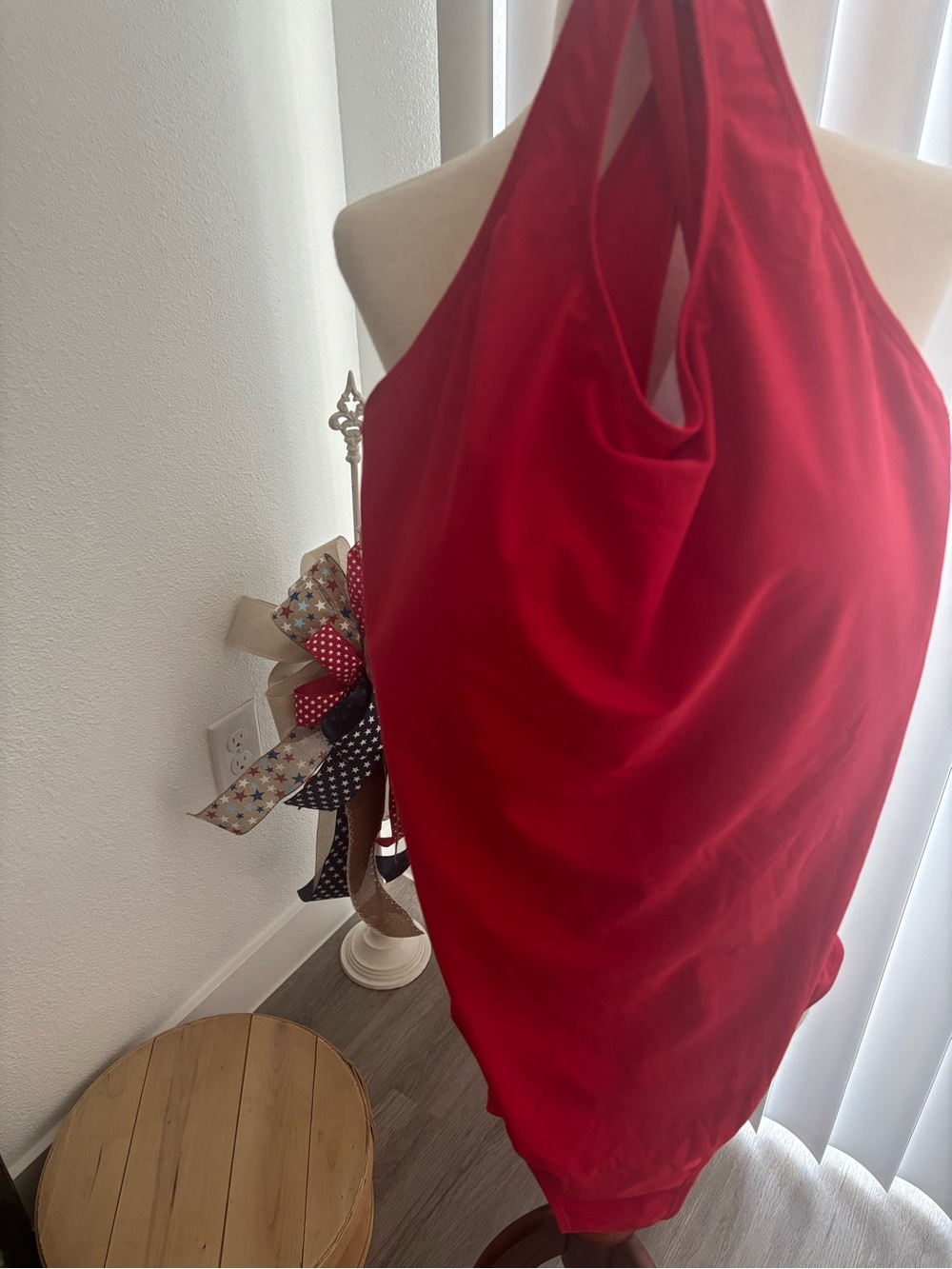 Firecracker Red Patriotic Bathing Suit Like New Final Sale